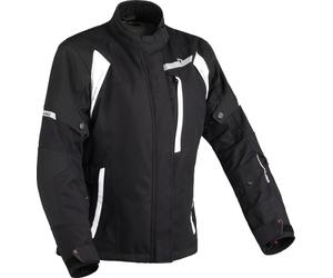 DIFI Alexis Aerotex imperméable dames moto textile veste, Noir/Blanc, Taille M