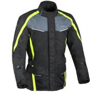 DIFI Cage Aerotex imperméable Enfants Moto Textile Veste, noir/jaune, Taille 152