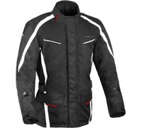 DIFI Cage Aerotex Veste textile de moto imperméable, Noir/Blanc, Taille M