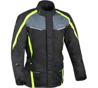 DIFI Cage Aerotex Veste textile de moto imperméable, noir/jaune, Taille M