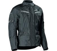 DIFI Compass Aerotex Solid imperméable dames moto textile veste, noir, Taille 40