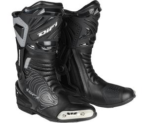 DIFI Curb Bottes de moto, noir/gris, Taille 46