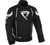 DIFI Estoril Aerotex Veste textile de moto imperméable, noir-blanc, taille 2XL pour homme