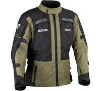 DIFI Granada Aerotex Veste textile de moto imperméable, Vert/Noir, Taille M