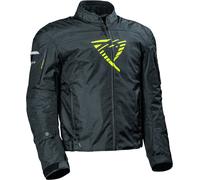 DIFI Ibarra Aerotex Veste textile de moto imperméable, noir-jaune, taille M pour homme
