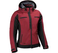DIFI Jamie 2 Aerotex Urban imperméable dames moto textile veste, noir-rouge, taille 40 pour femmes
