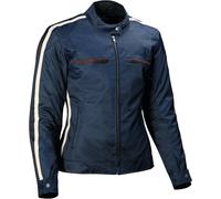 DIFI Jodie Aerotex Urban veste textile de moto pour dames imperméable à l’eau, bleu-beige, taille 36 pour femmes