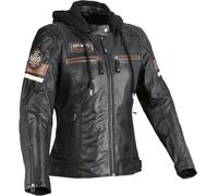 Blouson cuir femme DIFI JOLENE 2 noir-marron L