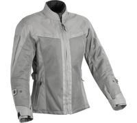 DIFI Joni Aerotex Veste textile de moto pour femmes, Gris clair, Taille XL