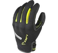 DIFI Matrix Gants de moto pour femmes, noir/jaune, Taille XS