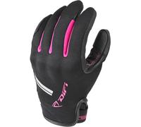 DIFI Matrix Gants de moto pour femmes, noir/rose, Taille XS