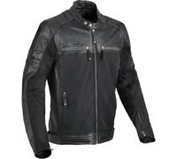 DIFI Memphis Blouson de moto en cuir / textile, noir, taille 48 pour homme