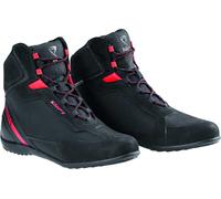 DIFI Miles Chaussures de moto, noir/rouge, Taille 39