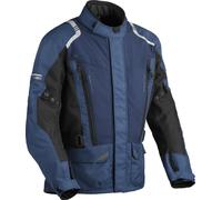 DIFI Navigator Aerotex Veste textile de moto imperméable, bleu/noir, Taille 3XL