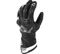 DIFI Onyx Gants de moto, Noir/Blanc, Taille S