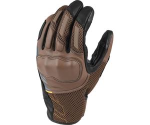 DIFI Rebel Air Gants de moto, Marron/Noir, Taille 2XL