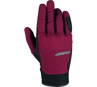 DIFI Robin Gants de moto pour femmes, noir-rouge, taille L