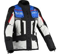 DIFI Sierra Nevada 4 Aerotex Veste textile moto pour femmes imperméable, Gris/Noir/Bleu, Taille S