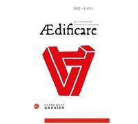 Ædificare 2022 - Revue Internationale D'histoire De La Construction - Incendies