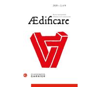 Ædificare Comptabilités de la construction 2020 - Philippe Bernardi - Classiques Garnier - broché - Revue