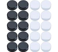 DIFIT Aimant 20 Pcs Aimant Frigo Aimants Tableau Magnétique Aimant Puissant Magnet Frigo Aimant Tableau Blanc Mini Aimant pour Tableau Magnetique Frigo Le Bureau, L'École, Casiers,2 Couleurs
