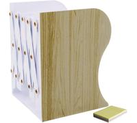 DIFIT Serre Livre Metal, Cale Livre Extensible, 1 pièce, Effet Bois