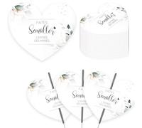 DIFLAX 100 Pièces Étiquettes Cierges Magique, Décoration Cierges, Étiquettes de Mariage, Cartes, Fête, Invités, Pour Décoration Fête Mariage Party Mariés Ouverture du bal Étiquettes(3)