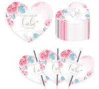 DIFLAX 100 Pièces Étiquettes Cierges Magique, Décoration Cierges, Étiquettes de Mariage, Cartes, Fête, Invités, Pour Décoration Fête Mariage Party Mariés Ouverture du bal Étiquettes(4)