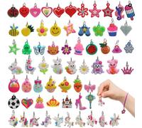 DIFLAX 100 Pièces PVC Charm Chaussures, DIY Cartoon Charmes de Chaussure, Breloques Kawaii, Accessoires de Chaussures Für Loisirs Créatifs, Scrapbooking, Coque de Téléphone, Pince à Cheveux, Bandeau