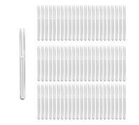 DIFLAX 200 Pièces 200 Fourchettes Réutilisables en Plastique, Couverts en Plastique, Haute Résistance, Robustes, 10.5cm, Lave-vaisselle, for Anniversaire, Fêtes, Mariages, Barbecues