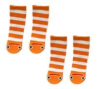 DIFLAX 2PairesChaussette Humoristique, Chaussette Rigolo, Chaussette Anguille, Chaussette Anguille de Jardin, Cadeau Rigolo, Cadeau Homme, Pour Hommes, Saint Valentin, Anniversaire, Fête des Pères