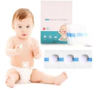 DIFLAX 9 Pièces Pansement Hernie Ombilicale, Pansement Abdominal pour Bébé, Soutien Hernie Ombilicale, Pour Nouveau-né, Infantile, Soins Bébé, Hernie Support, Pansement pour Enfants, Sans Ceinture