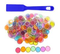 DIFLAX Kit De Bingo Magnétique Bâtons De Bingo Magnétiques 100 Jetons Loto Jetons Loto Magnetique Jeux Éducatifs Et Accessoires De Rangement Pratiques pour Les Enfants (Ensemble Bleu)