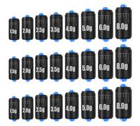 DIFLAX Plomb De Peche Set 24 Pièces Plomb Poire Plomb à Fond Pêche en Mer Pêche Carpe Bombette Turlutte Yamashita Flotteur Pour Matériel de Pêche