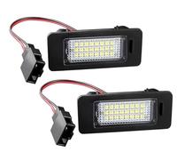 Difmqf Feux Plaque Pour A5 S5 Pour Q5 TT Pour A6 Pour A7 Éclairage De Plaque D'immatriculation LED Sans Erreur Canbus 6000K Blanc 18-24 SMD 8T0943021