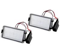 Difmqf Feux Plaque Pour Seat Ibiza 6L Ab Arosa Altea Cordoba MK1 MK2 Leon 1M Toledo 5P 2004 2005-2009 Feux De Plaque D'immatriculation À LED Sans Erreur