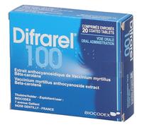 Difrarel® 100 mg Comprimé(S) 20 pc(s)