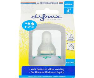 Difrax Bague De Serrage 1-2-3 Natural 1 Pièce (713)