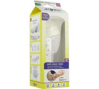 difrax® Biberon S Wide Anti-colique - Popcorn 310 ml Bouteilles