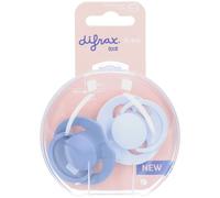Difrax Dynamic Fopspeen 0-6M Prime Baby Blue/Blue Sucette(S) 2 pc(s)