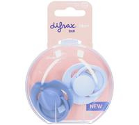 Difrax Dynamic Fopspeen 18M+ Prime Baby Blue/Blue Sucette(S) 2 pc(s)