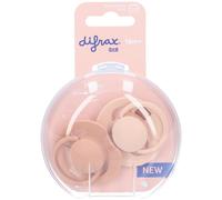 Difrax Dynamic Pacifier 18M+ Prime Nude/Blush Sucette(S) 2 pc(s)