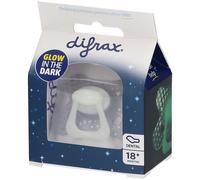 Difrax® Glow In The Dark Sucette Dental 18 mois+ Sucette(S) 1 pc(s)
