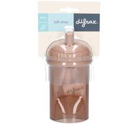 Difrax Gobelet à paille anti fuites Mocha- 250 ml Biberon 1 pc(s)