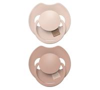Difrax Sucette Dynamique LOVI 0–6 mois Sans BPA Silicone de qualité Beige & Marron 2 pièces
