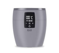 Difrax LOVI Chauffe-biberon 6-en-1 - chauffe rapide & sûr, maintien au chaud, décongélation & stérilisation vapeur - universel gris/noir