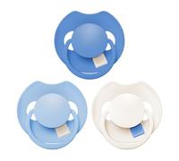 Difrax LOVI Sucette Dynamique - 0 à 6 mois - Tutti Frutti - Bleu ultramarin - 3 pièces