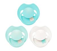 Difrax LOVI Sucette Dynamique - 0 à 6 mois - Tutti Frutti - Vert aqua - 3 pièces