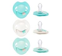 Difrax LOVI Sucette Dynamique - 18+ mois - Tutti Frutti - Vert aqua - 3 pièces