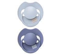 Difrax LOVI Sucette Dynamique - 6 à 18 mois - Prime - Bleu et Marine - 2 pièces